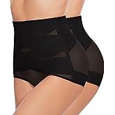 GYDEK Tummy Control Shapewear Panties for Women-High Waisted Body Shaper Underwear Seamless Shapewear Panty Girdle