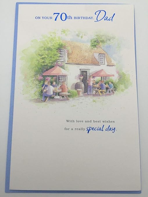 70th birthday cards for dad