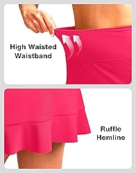 Soothfeel Women's Swim Skirt with Pocket High