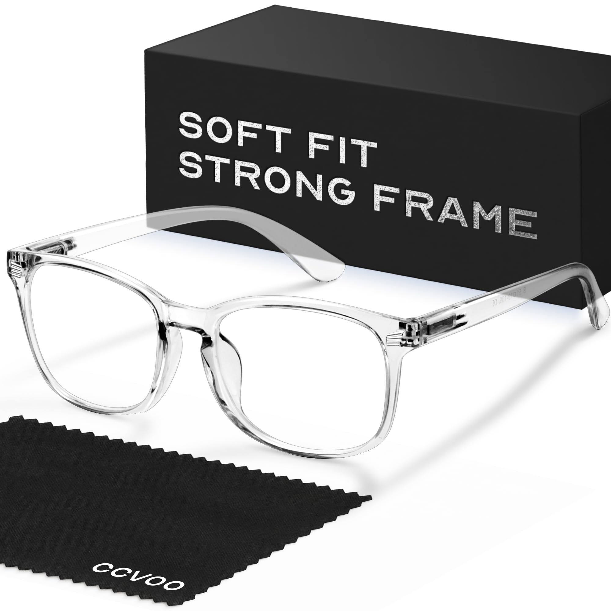 Photo 1 of CCVOO Reading Glasses for Women/Men, Eyeglasses, Blue Light Readers for Women/Men, Computer Eye Glasses, Cheaters