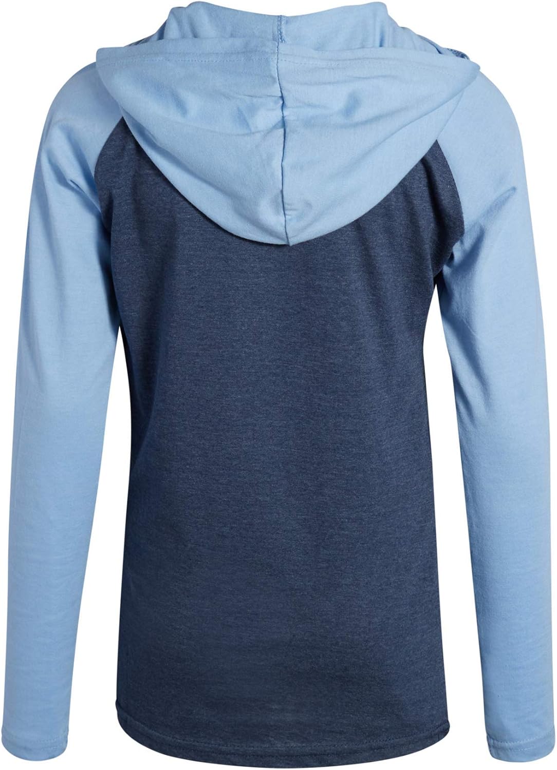 Reebok Boys Lightweight Long Sleeve Pullover Hooded T-Shirt: Clothing