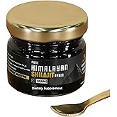 Natural Shilajit,Grade A Shilajit Resin with 85+ Plant-Derived Trace Minerals and Fulvic Acid, Energy & Immune Suport for Men and Women, 3rd Party Lab Tested (20gram)