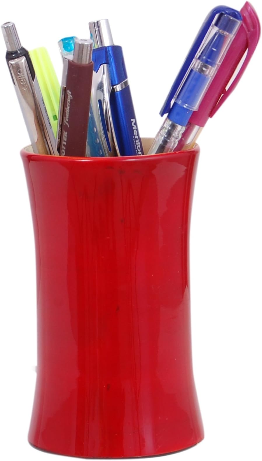 SUVE Multipurpose Desk Organiser / Wooden Pen Holder for Office Desk and Home / Study Table Organiser / Office Table Decor / Pencil Holder Case / Students Wooden Pen Stand / Birthday Gifts for Students / Round Hand made Pen Holder / Multi Use Stationary Desk Decor / Kitchen cutlery Stand / Flower vase