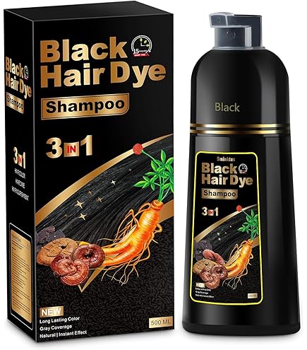 Amazon.com : Hair Dye Shampoo 3 in 1, Herbal Shampoo Hair Dye for