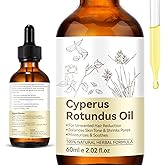 NIFEISHI Cyperus Rotundus Oil for Hair Removal - Natural Formula to Reduce Unwanted Body Hair Growth, Shrink Pores, Moisturize & Soothe Skin - Gentle & Suitable for All Skin Types - 2.02 Fl Oz / 60ml