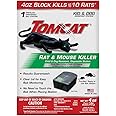Tomcat Rat & Mouse Killer Child & Dog Resistant, Disposable Station, 1 Pre-Filled Ready-To-Use Bait Station