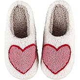 Aucomfo Comfy House Slippers For Women Men, Ladies Fuzzy Bedroom Slippers,indoor Outdoor Memory Foam Shoes