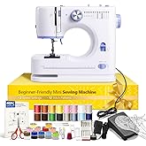 Portable Tabletop Beginner Mini Sewing Machine for Home Use, Compact & Easy-to-Use Sewing Machine for Quick Repairs, DIY Crafts & Alterations, Giftable Sewing Machine for Beginners, Kids & Adults
