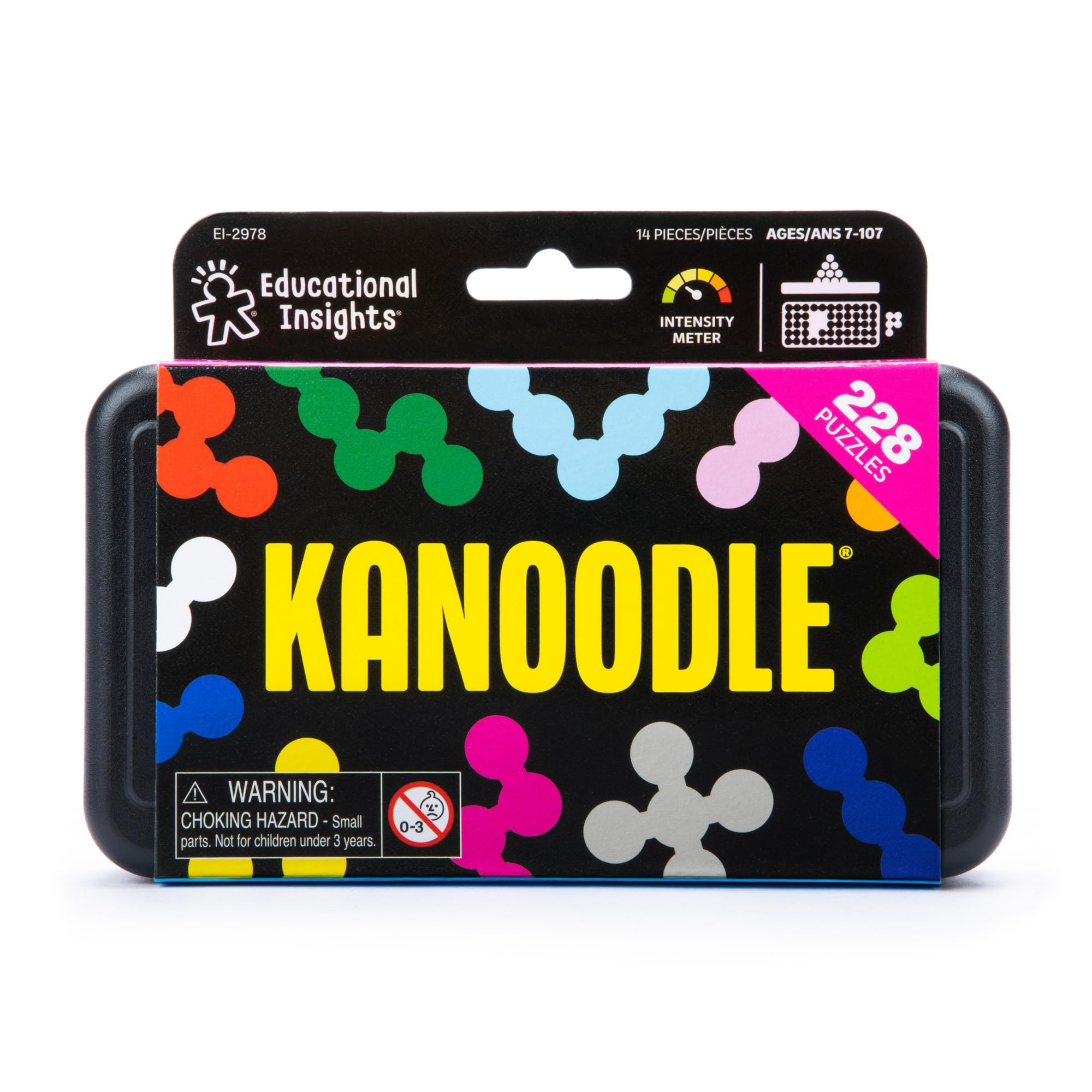 Educational Insights Kanoodle 3D Brain Teaser Puzzle Game, Featuring 200 Challenges, Easter Basket Stuffers for Kids, Gift for Ages 7+