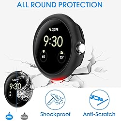 Tiorecime 4 Pack Case for Pixel Watch 2/Pixel
