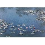Waterlilies by Claude Monet - Art Poster 24 x 36 inches