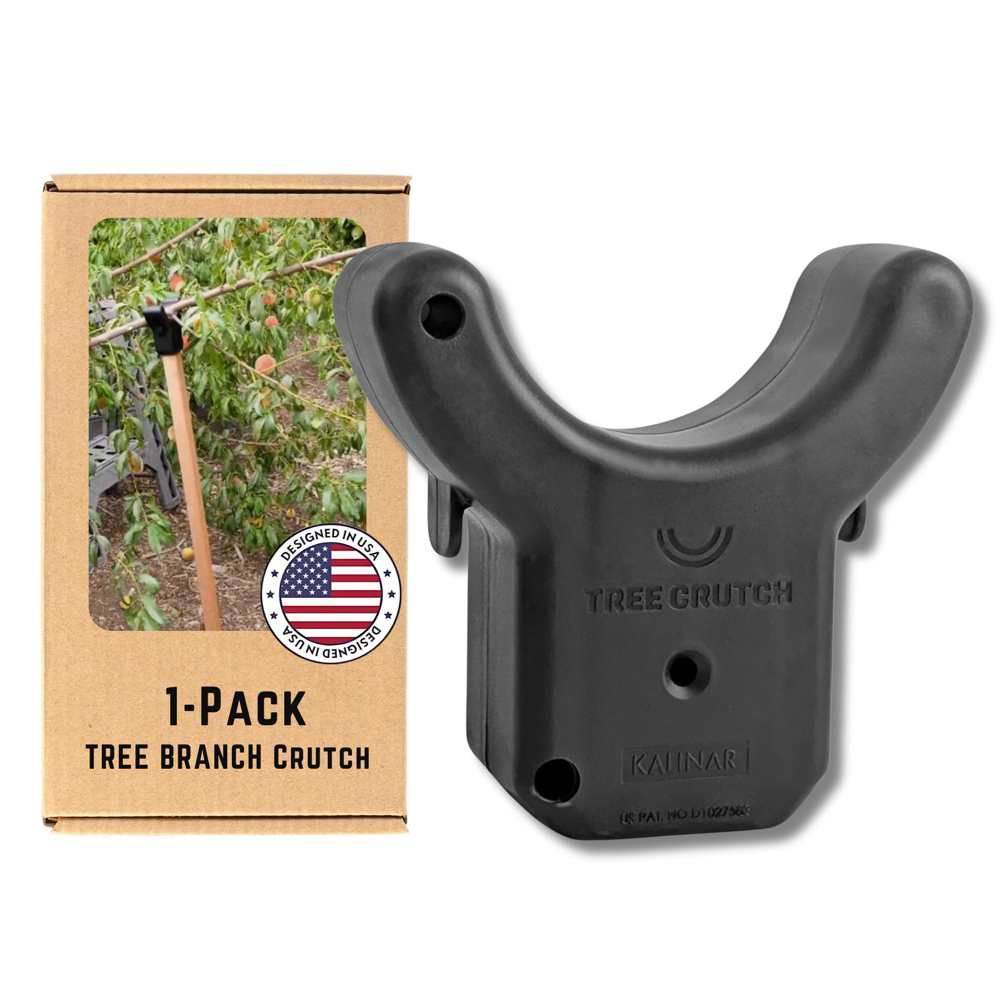 Tree Crutch - Durable Support for Fruit Tree Branches - Prevents Breakage from Heavy Fruit or Snow - Fits 2x2 Lumber, T-Bar, Stakes & More (1-Pack)