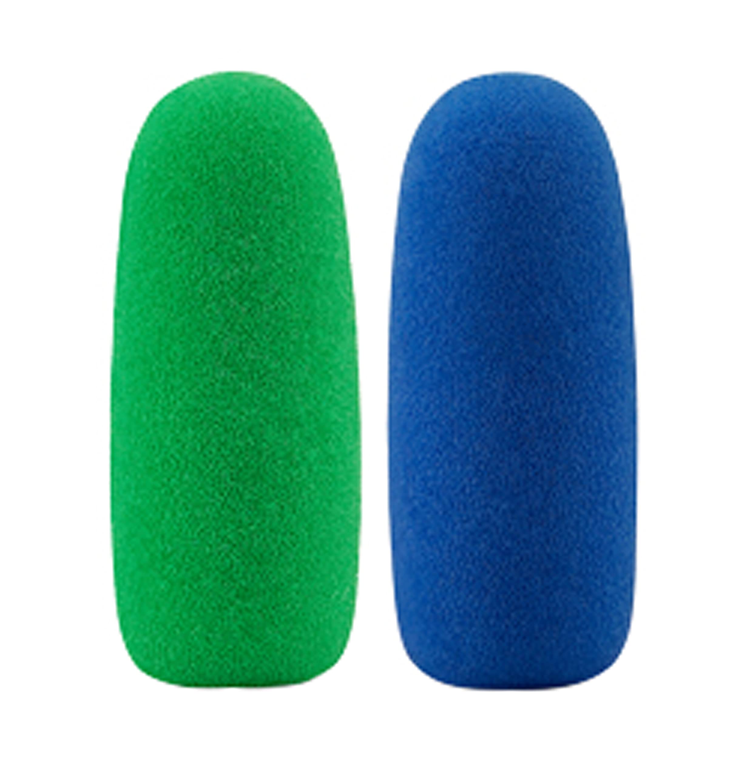 RØDE WS-Chroma two foam windshields for the RØDE VideoMic NTG coloured blue and green