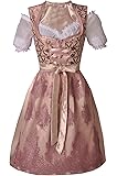 Edles Midi Dirndl 3-tlg. Blumen exclusive inkl. passender