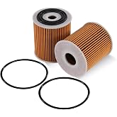 2PCS Oil Filter for MINI Cooper 2002-2008 Replace 11427512446 HU816 | Fits MINI Cooper Models, Replaces 11427509208 57303 OX175D