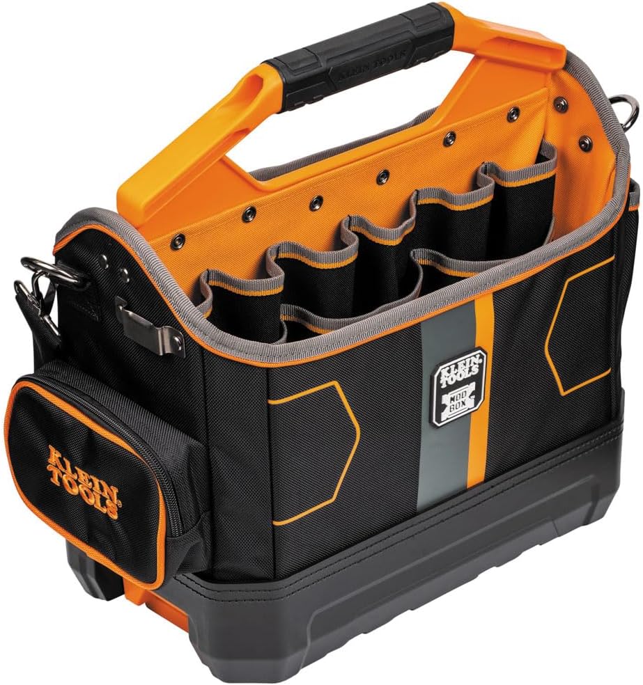 Klein Tools 62202MB MODbox Tool Tote 33 Pockets Zipper Side Pocket Tape Loop