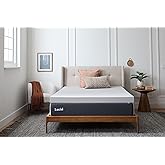 Lucid 4 Inch Bamboo Charcoal Infused Memory Foam Mattress Topper - Queen Size – Moisture and Odor Control - Ventilated - Ultra Plush Feel, Pressure-Relief Bed Topper – CertiPur Certified
