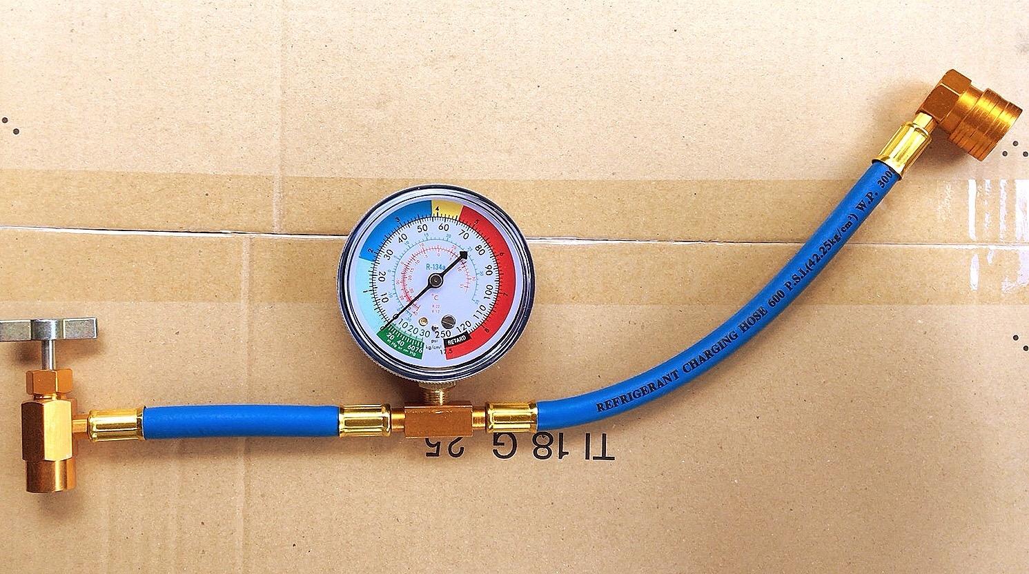 Amazon Desirable 1年保障付き R134a用 エアコン ガス チャージ ホース メーター付き エアコンオイル簡易チェッカー付き 日本語説明書付き 40 エアコンメンテナンス 車 バイク On Amazon Co Jp Shopping Assistant Deputy Service Japamart