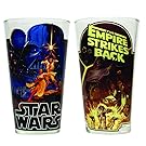 Silver Buffalo SW031P2 Star Wars Movie Posters Pint Glass Set, 2-Pack