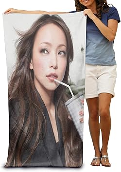 Amazon Co Jp 21新款 安室奈美恵 ビーチタオル ビーチマット バスタオル ソフトタオル ホテルスタイル 海水浴 軽量 大きい 薄手 吸水性 旅行用品 80 130cm ホーム キッチン