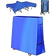 Outdoor Ping Pong Table Cover, 600D Waterproof Sunproof Indoor & Outdoor Fits Universal Folding Tables and Flat 9x5 FT Tables Tennis