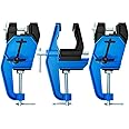 XCMAN Alpine Ski Vise PRO For Ski Tuning and Waxing Adjustable Angle and Height Durable and Stable - Jaw opens up to 105mm