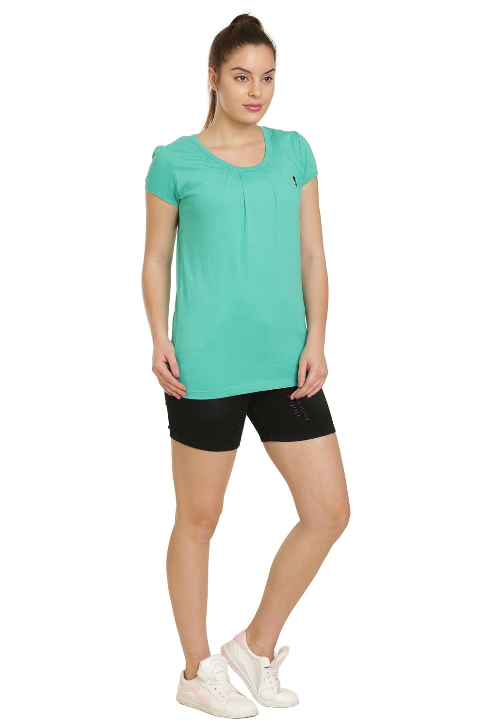 goldstroms women round neck casual / yoga / jogging t-shirt