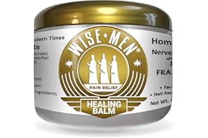 Wise Men Healing Balm with Myrrh and Frankincense Essential Oils for Neuropathy, Sciatica and Nerve Pain Massage and Skin Moisturizing