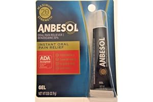 Anbesol Gel Maximum Strength 0.33 oz (Pack of 2)