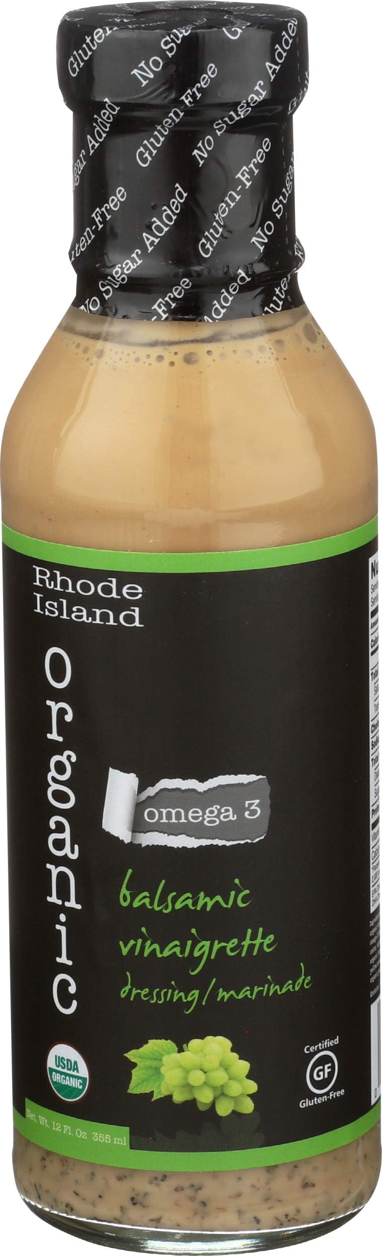 Rhode Island Organics, Vinaigrette Balsamic Organic, 12 Ounce