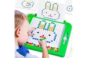 NARRIO Magnetic Drawing Board Toys for 3-6 Year Old Boys/Doodle Board Educational Toddler Toys Age 2-4/Dinosaur Travel Toys for Kids 3-5/Magnetic Dot Art Birthday Gifts for Girls 4-8