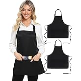Xeoxarel Unisex Half Short Bib Apron with 3 Pockets