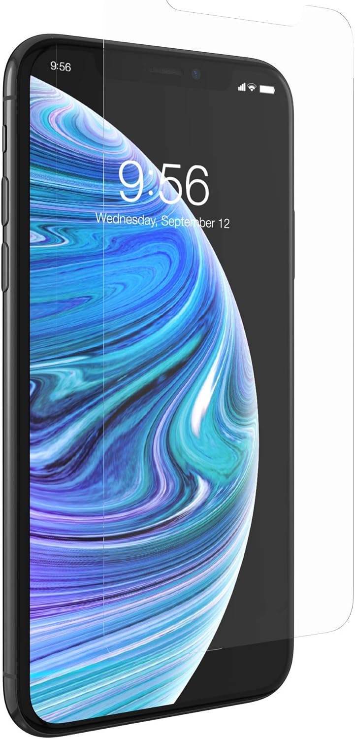 ZAGG InvisibleShield Glass+ Screen Protector – High-definition Tempered Glass for the Apple iPhone XS/ X – Impact & Scratch Protection
