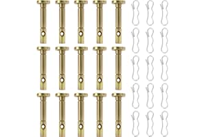 15 Pcs Snowblower Shear Pins and Cotter Pins Set, 738-04124 and 714-04040 Snow Blowers Accessories Compatible for Cub Cadet M