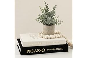 Upgraded Decorative Books for Home Decor - Coffee Table Faux Books for Decoration, Linen Fake Book Storage Box for Entryway, 
