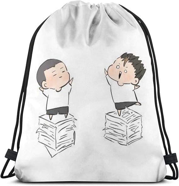 Amazon Co Jp ハイキュー 西谷夕 田中龍之介 ナップサック ジムサック プールバック 巾着バッグ 巾着袋 体操着入れ 収納バッグ 部活 おしゃれ アニメ キャラクター 男の子 女の子 男女兼用 グッズ 雑貨 服 ファッション小物