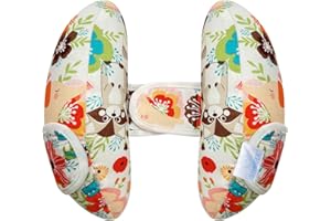 REFLYAWAY Baby Car Seat Head Neck Support, Toddler Adjustable Stroller Safety Insert, Banana U-Shape Travel Headrest Cushion