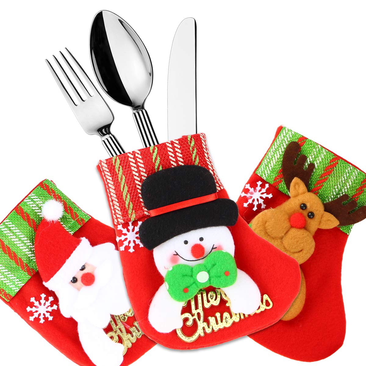 Dreampark Mini Christmas Stocking, (16 Pack) Xmas Stocking Christmas Tree Ornaments Decorations 6\