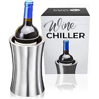 WolinTek Lot De 2 Sacs De Glace à Vin Avec Poignées - Refroidisseurs Transparent PVC Pour Champagne, Vin Et Boissons - Idéal Pubs Restaurants