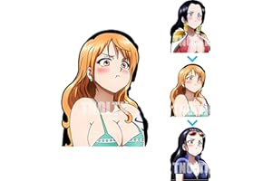 TNOLTK 3D Motion Anime Car Decals Waterproof Stickers Anime Bumper Stickers for Car Automotive Laptop Window Skateboard Kids(OP-11)