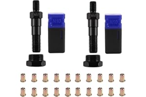 Wadayu 2PCS M10 Replacement Mandrel for Riveter and 20PCS Rivet Nuts, Hand Rivet Tool Accessories