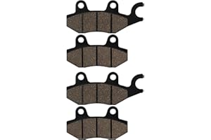 Yerbay Front and Rear Brake Pads for Kawasaki Ninja 400 EX400 2018-2021/Ninja 250 EX250 2008-2012/Ninja 300 EX300 2013-2016/Ninja 125 Z125 2016-2021