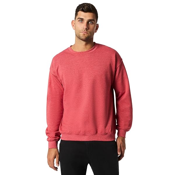 Gildan Unisex Adult 's Athletic-sweatshirts, Heather Sport