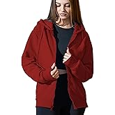 Cloud Essentials Oversized Zip Up Hoodie for Women, Soft Fleece Cotton Blend, Cozy Full Zip Sweatshirt