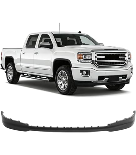 HECASA Cenefa Inferior De Parachoques Delantero Compatible Chevrolet Silverado
