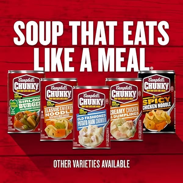 CAMPBELL’S CHUNKY SOUP, SAVORY POT ROAST SOUP, 18.8 OUNCE CAN