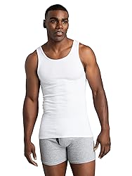 Fruit Of The Loom Mens Sleeveless Tank A-shirt, Tag
