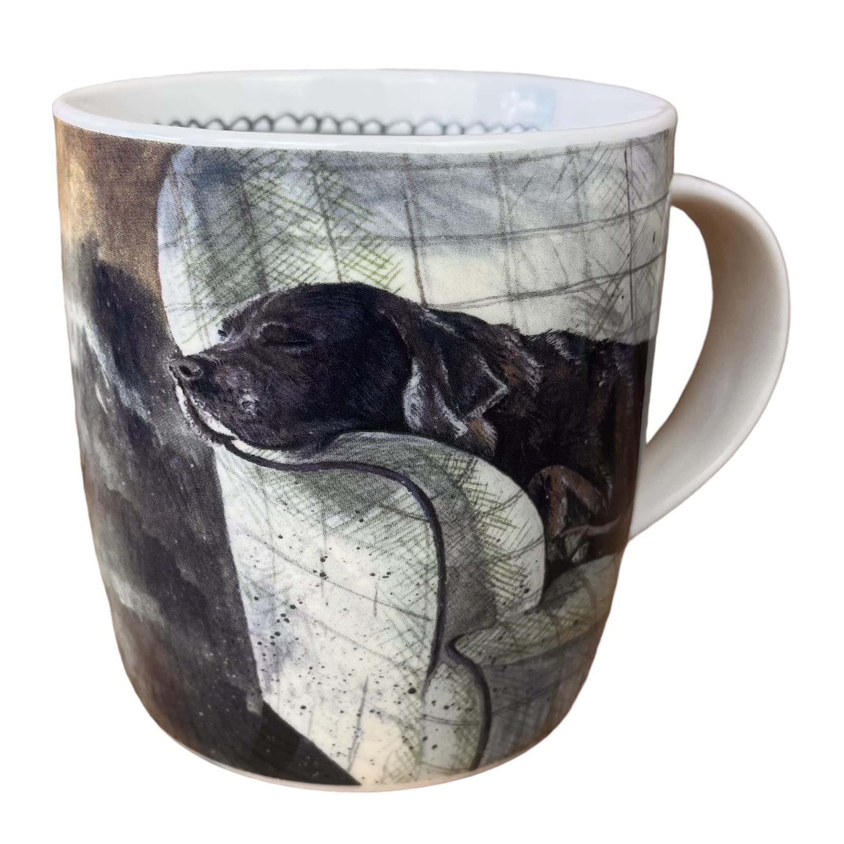 Alex Clark Buddy Labrador Mug- Dogs - Original Artwork - Cup for Animal Lovers - Gift Ideas - Perfect for Coffee & Tea - Vegan Friendly - Designed in The UK...