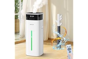 Warm and Cool Mist Humidifiers for Home Bedroom Large Room, 5.3Gal/20L 3000ft² Coverage Humidifier Whole House, Easy Top Fill