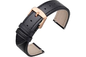 ANNEFIT Watch Band 16mm 17mm 18mm 19mm 20mm 21mm 22mm 24mm - Classic Oil Wax Leather Quick Release Watch Strap for Men Women